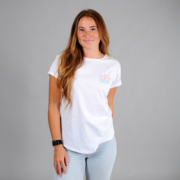 Sunset Rolled Sleeve T-Shirt