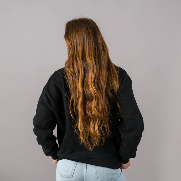 Leopard Print Dropped Shoulder Sweatshirt