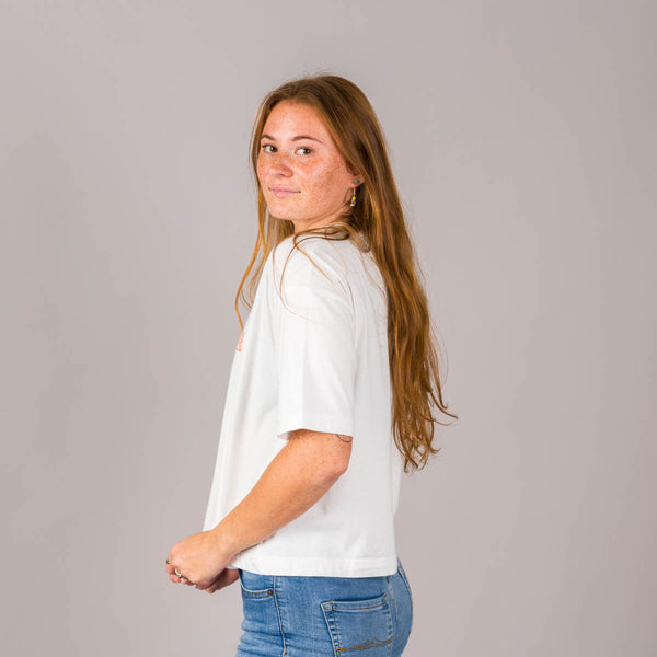 Stitch Embroidered Oversized T-Shirt