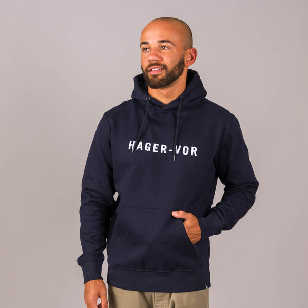 Embroidered Text Hoodie