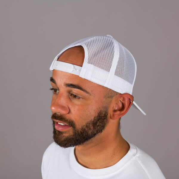 Embroidered Trucker Snapback Cap