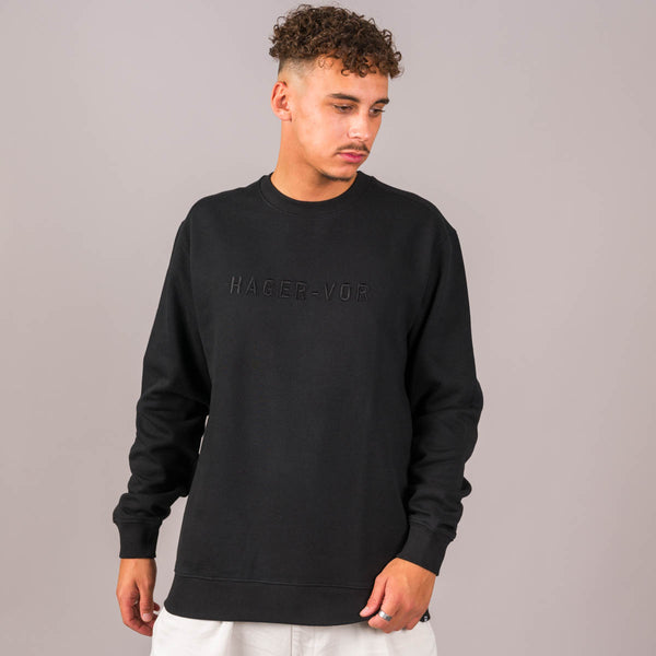 Embroidered Text Sweatshirt