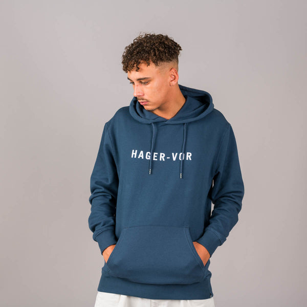 Embroidered Text Hoodie