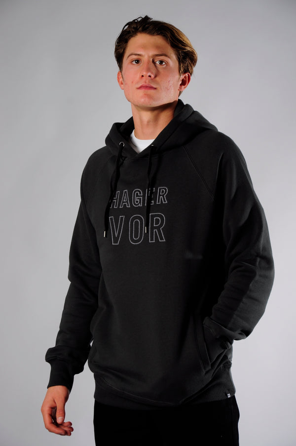 Embroidered Vor Square Hoodie